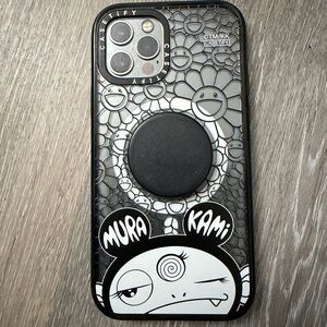 Casetify Black and Gray Murakami iPhone 12 Pro Case